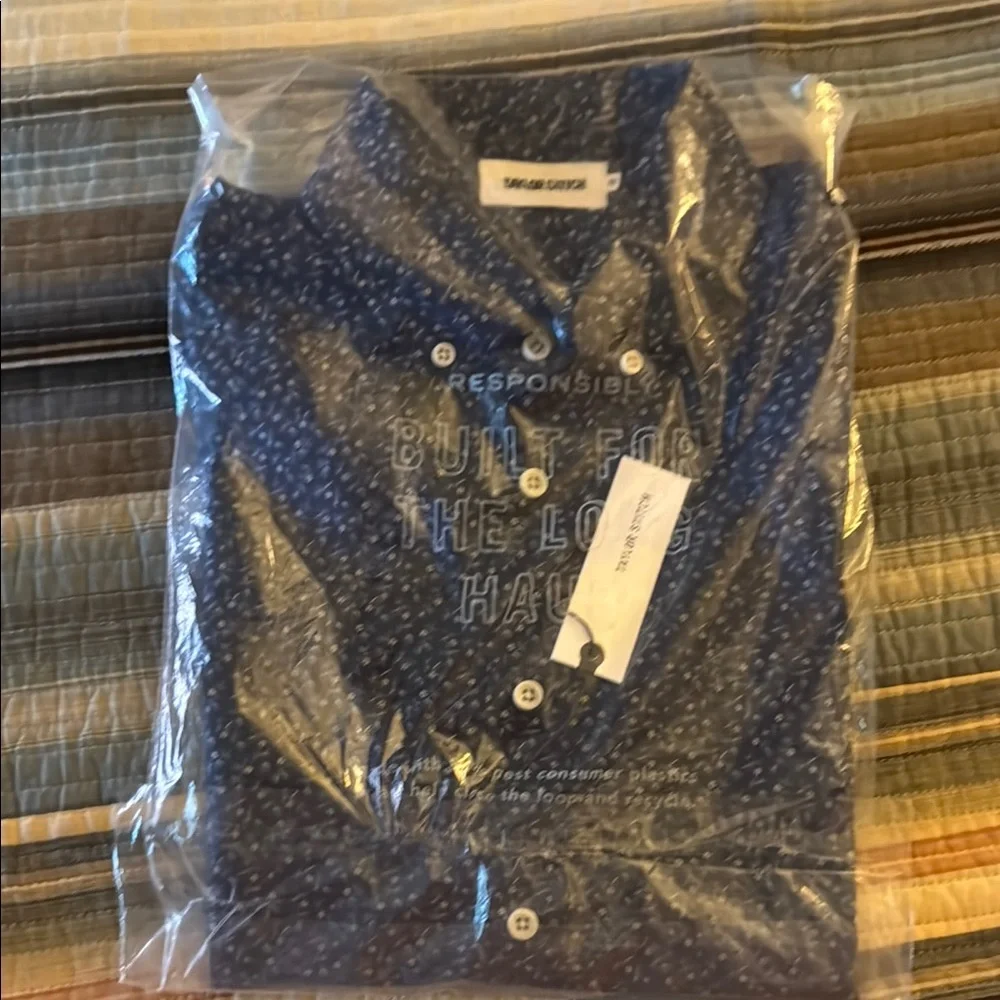 Taylor Stitch Blue Casual Button Down Shirt - Picture 6 of 6
